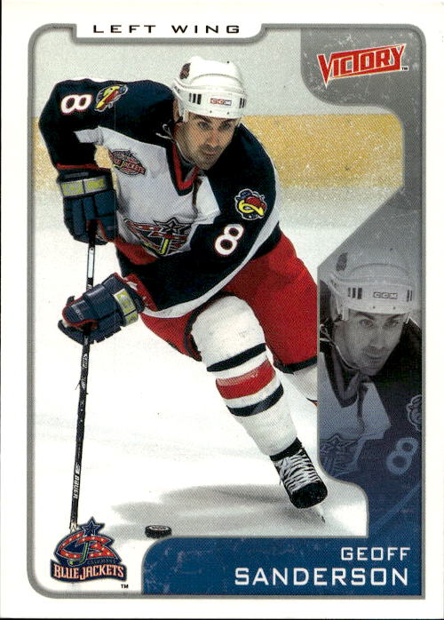 GEOFF SANDERSON 01-02 UD Victory