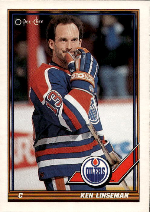 KEN LINSEMAN 91-92 O-Pee-Chee