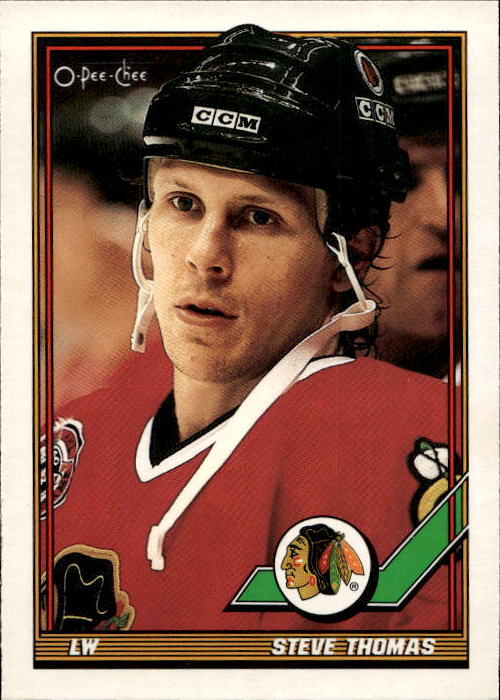 STEVE THOMAS 91-92 O-Pee-Chee