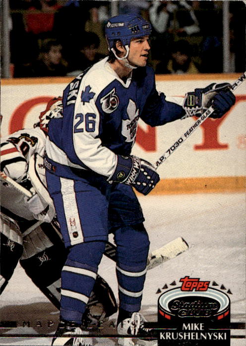 MIKE KRUSHELNYSKI 92-93 Topps Stadium Club (špatný růžek)
