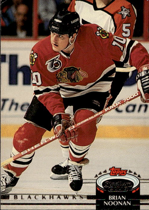 BRIAN NOONAN 92-93 Topps Stadium Club (světlé hrany)