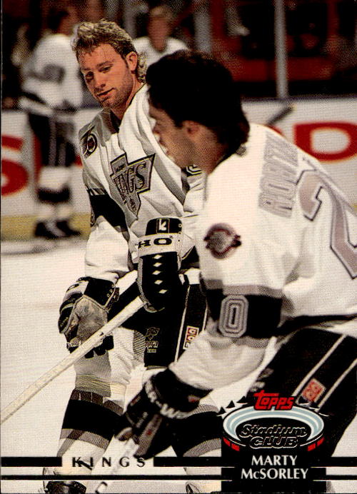 MARTY MCSORLEY 92-93 Topps Stadium Club