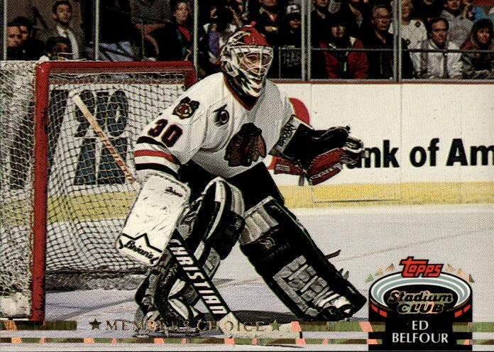 Members Choice ED BELFOUR 92-93 Topps Stadium Club