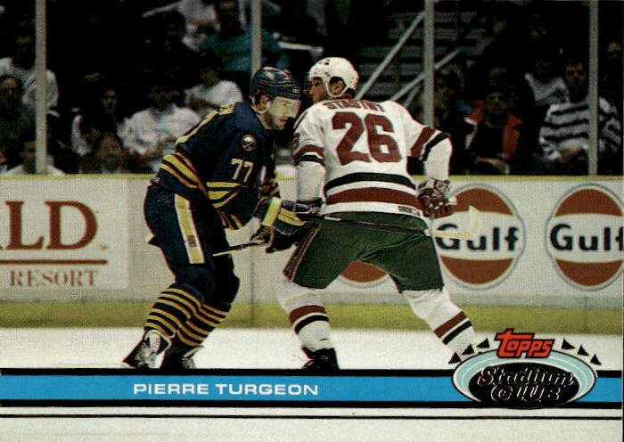 PIERRE TURGEON 91-92 Topps Stadium Club