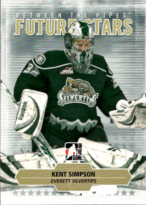 Future Stars KENT SIMPSON 09-10 In the Game Between the Pipes