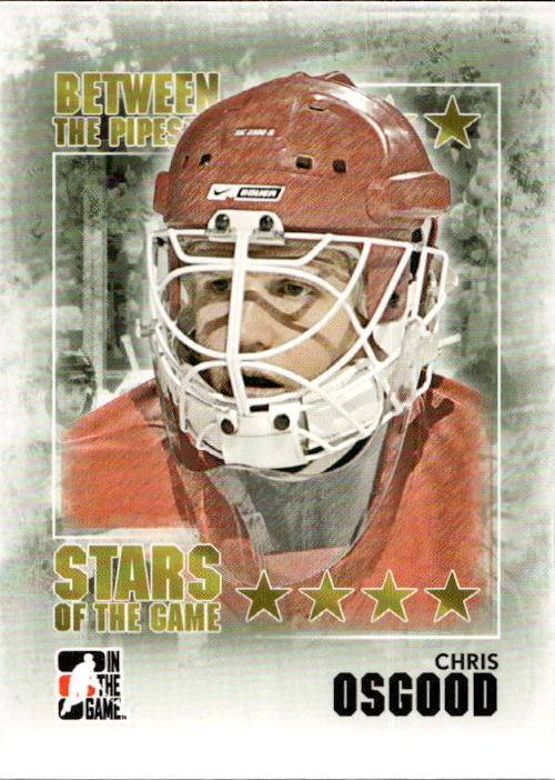 Stars of the Game CHRIS OSGOOD 09-10 In the Game Between the Pipes