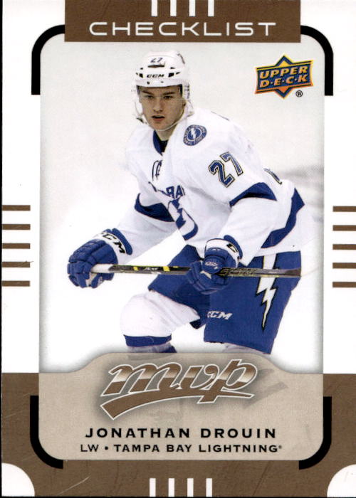 Checklist JONATHAN DROUIN 15-16 UD MVP