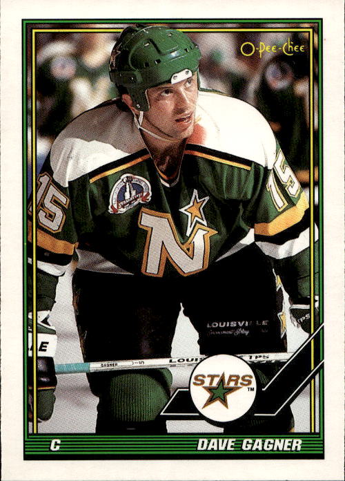 DAVE GAGNER 91-92 O-Pee-Chee