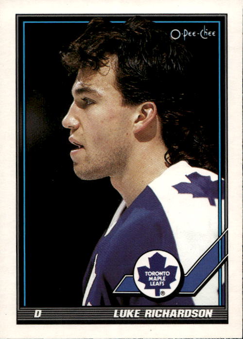 LUKE RICHARDSON 91-92 O-Pee-Chee