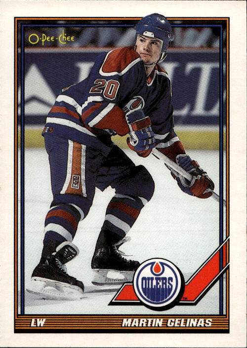 MARTIN GELINAS 91-92 O-Pee-Chee