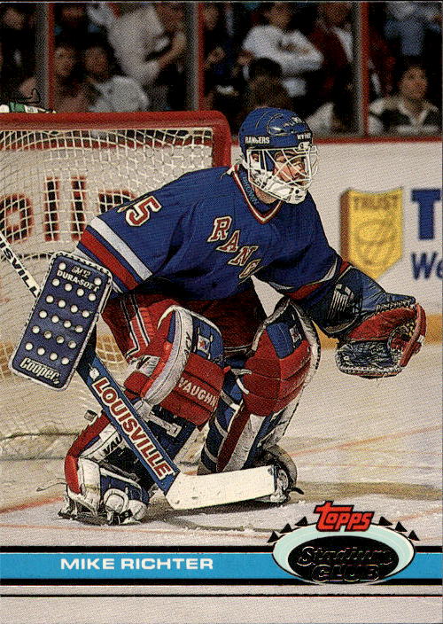 MIKE RICHTER 91-92 Topps Stadium Club