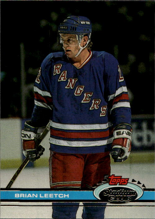 BRIAN LEETCH 91-92 Topps Stadium Club