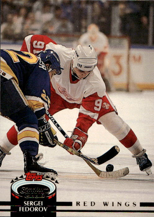 SERGEI FEDOROV 92-93 Topps Stadium Club