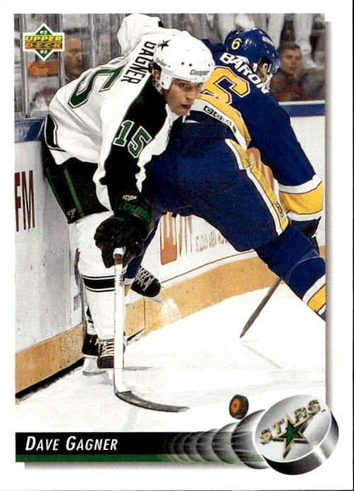 DAVE GAGNER 92-93 Upper Deck