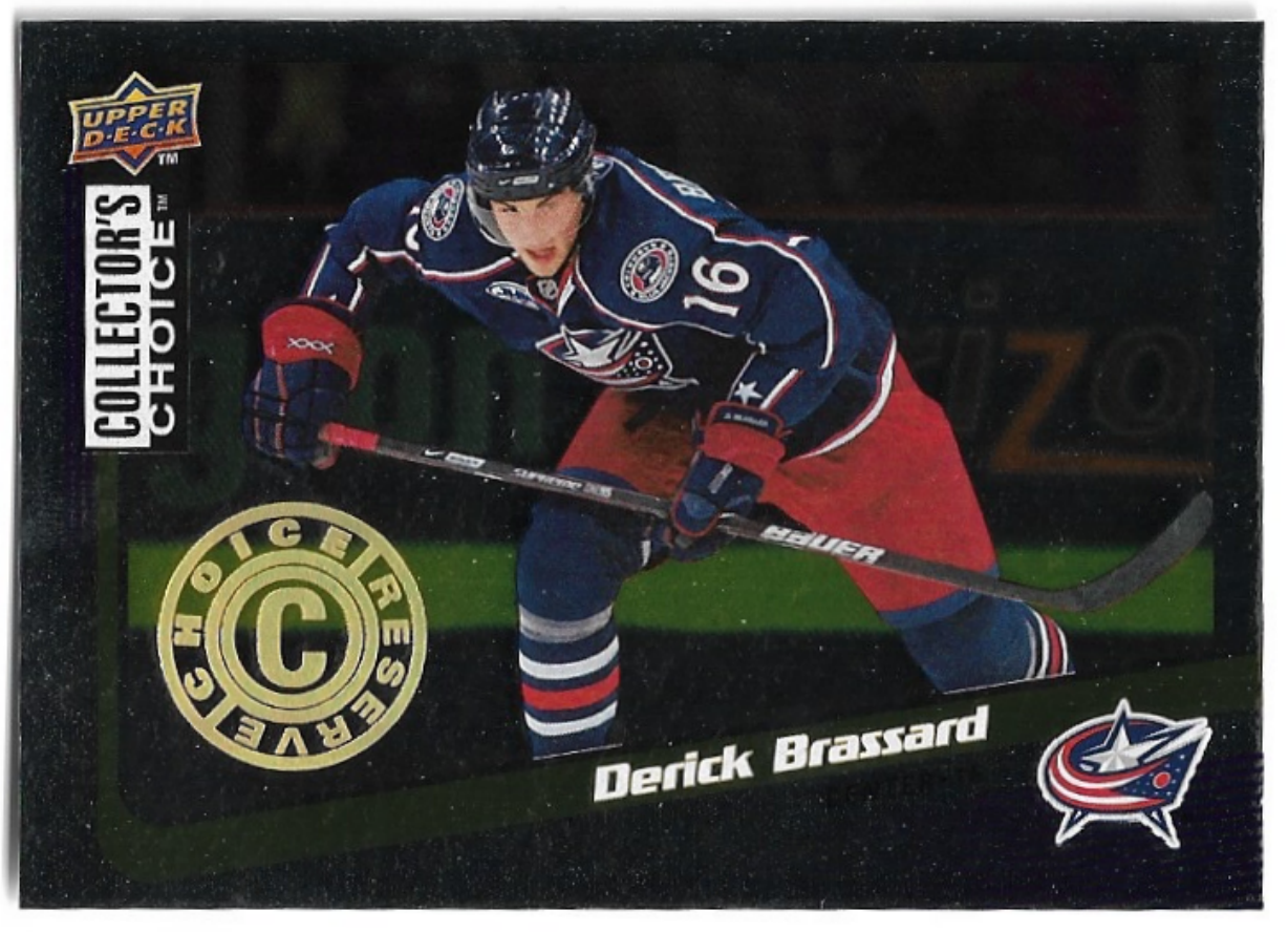 Platinum Choice Reserve DERICK BRASSARD 09-10 UD Collector's Choice
