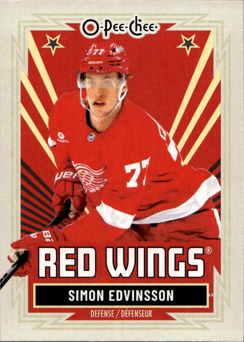 Retro SIMON EDVINSSON 25-26 UD O-Pee-Chee OPC