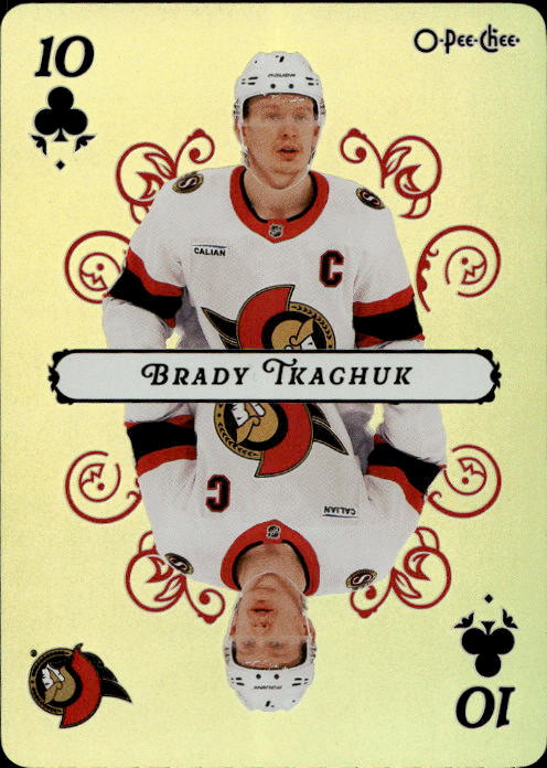 Playing Cards BRADY TKACHUK 25-26 UD O-Pee-Chee OPC