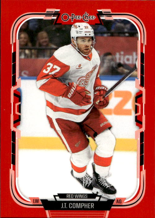 Red Border J.T. COMPHER 25-26 UD O-Pee-Chee OPC